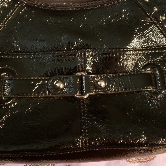 Stone Mountain Patent Leather Black Bag Like New! - Picture 4 of 16